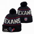 2024 Houston Texans black navy NFL Sports Cuffed Knit Hats