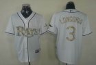 Tampa Bay Rays LONGORIA 3# white camo mlb jerseys