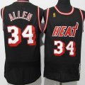 Miami Heat #34 Ray Allen Black Throwback NBA Jerseys