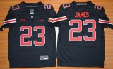 2015 Youth Ohio State Buckeyes Lebron James 23 NCAA Football Jersey - Blackout