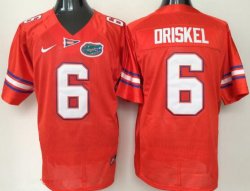 Custom Nike Florida Gators Jeff Driskel 6 Royal orange College Football Jersey