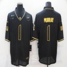 Nike Arizona Cardinals #1 Kyler Murray throwback black Salute To Service Limited Jersey-BD