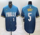 Nike Philadelphia Phillies #5 Bryson Stott skyblue majestic baseball jersey city version-BD 03