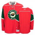 Blank Red Home Minnesota Wild Jerseys