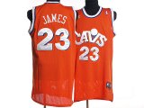 Cleveland Cavaliers 23# LeBron James orange nba jersey