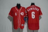 Cincinnati Reds #6 Billy Hamilton red Flexbase Authentic Collection Jersey