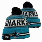 2024 San Jose Sharks blue black white NHL Sports Cuffed Knit Hats