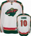 Minnesota Wild Marian Gaborik 10# white hockey jerseys