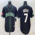 2023 World Cup Mexico #7 Julio Urias black majestic baseball jerseys 17