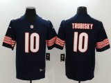 Men Nike Chicago Bears #10 Mitchell Trubisky dark blue Color Rush Limited Jersey