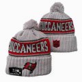 2024 Tampa Bay Buccaneers gray red NFL Sports Cuffed Knit Hats