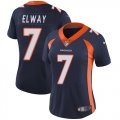 Women Nike Denver Broncos 7 John Elway blue color Rush Limited Jersey