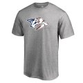 Men's Nashville Predators Fanatics Branded Ash Banner Wave T-Shirt