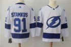 Adidas Tampa Bay Lightning Steven Stamkos #91 white nhl hockey jerseys