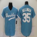 Nike Los Angeles Dodgers 35 Cody Bellinger skyblue baseball jersey-BD