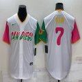 Nike San Diego Padres #7 Kim white red green majestic mlb Jerseys city version