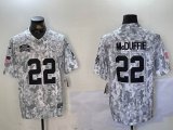 Kansas City Chiefs #22 Trent McDuffie Nike Arctic Camo 2024 Salute to Service Limited Jersey -BD