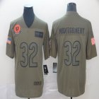 Chicago Bears #32 David Montgomery Nike Camo 2019 Salute to Service Retired Limited Jersey#40