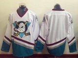 2015 Anaheim Ducks blank white nhl hockey Jersey