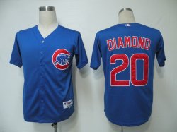 MLB Jerseys Chicago Cubs 20 Diamond Blue