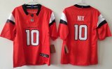 Women Denver Broncos #10 Bo Nix Nike orange Vapor F.U.S.E. Limited Jersey