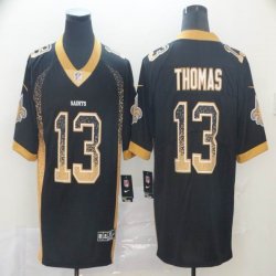 Nike Saints #13 Thomas Nike black drift Color Rush Limited Jersey