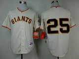 San Francisco Giants #25 Barry Bonds beige MLB Jerseys