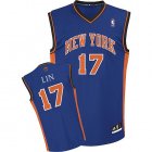 new york Knicks 17 Jeremy Lin blue jersey