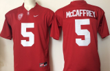 Youth Stanford Cardinals #5 McCaffrey red college football jersey