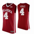 Custom Oklahoma Sooners #4 Jamuni McNeace College Basketball Jersey - Red