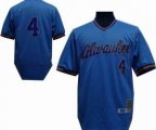 Milwaukee Brewers 4# blue jersey