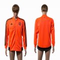 2015 Real Madrid orange soccer jacket