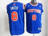 New York Knicks SMITH 8# Blue NBA Jerseys