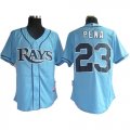 Tampa Bay Rays 23# PENA LT Blue mlb jerseys