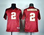 Youth Nike Florida State Seminoles Deion Sanders 2 Red College Football Jersey