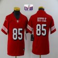 Youth 49ers #85 George Kittle nike red Color Rush Limited Jersey