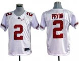 Nike Ohio State Buckeyes #2 Terrelle Pryor white Embroidered NCAA Jersey