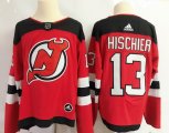 Adidas New Jersey Devils #13 Nico Hischier red Ice Hockey jersey