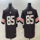 Nike Cleveland Browns #85 #85 David Njoku brown Color Rush Limited Jerseys-BD