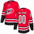 Custom Adidas Carolina Hurricanes red hockey jersey