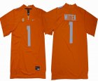 Tennessee Volunteers #1 Jason Witten orange college football jersey