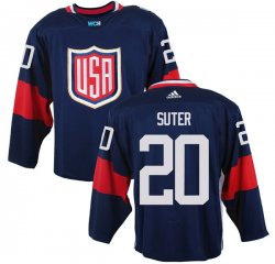 United States 2016 World Cup #20 Ryan Suter blue Hockey jerseys