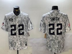 Minnesota Vikings 22# Harrison Smith Nike Arctic Camo 2024 Salute to Service Limited