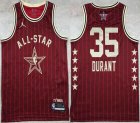 2024 NBA All Star jerseys #35 Durant red basketball jerseys Hot press font