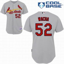 St.Louis Cardinals WACHA 52 gray MLB Jerseys