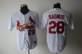 St.Louis Cardinals 28 RASMUS white MLB Jerseys