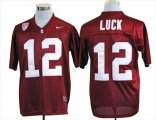 Stanford Cardinals #12 Andrew luck red football jersey