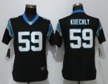 Women Panthers luke kuechly #59 black Color Rush Limited Jersey