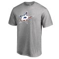 Men's Dallas Stars Fanatics Branded Ash Banner Wave T-Shirt