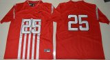 2016 Ohio State Buckeyes Mike Weber Jr. 25 College Football 1917 Throwback Limited Jersey - Red